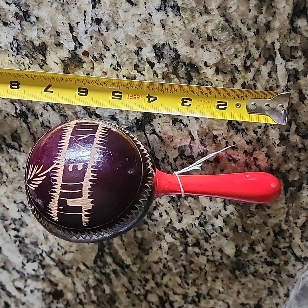 Maracas Puerto wooden only 1 shaker - Picture 5 of 5